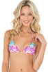 Luli Fama Pequeño Paraiso Crystallized Wavey Triangle Top